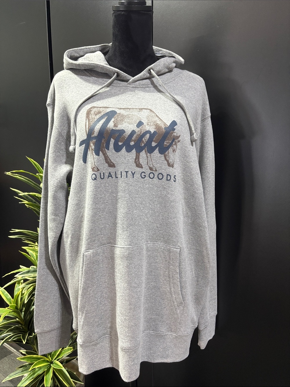 Ariat Real Grazing Hoodie, pouch pocket,soft fleece,fleece lined